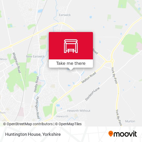Huntington House map