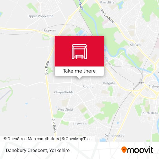 Danebury Crescent map