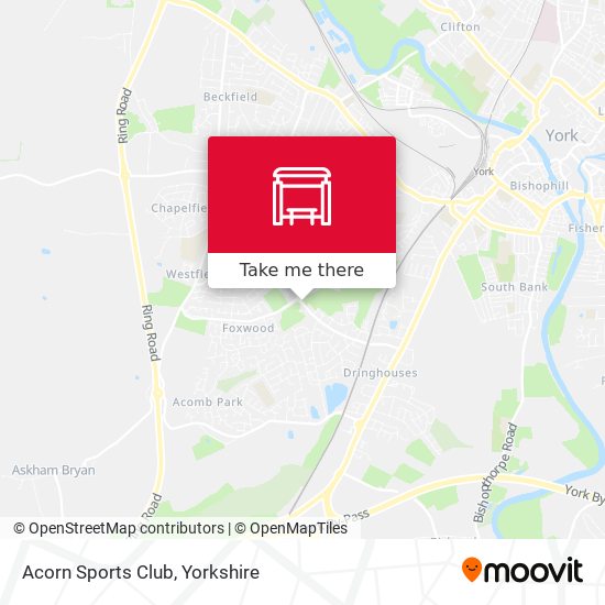 Acorn Sports Club map
