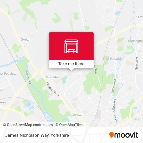 James Nicholson Way map