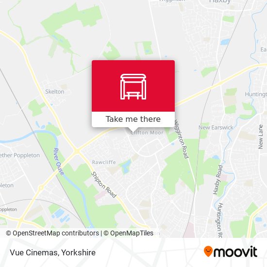 Vue Cinemas map