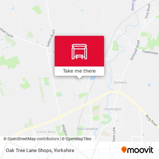 Oak Tree Lane Shops map