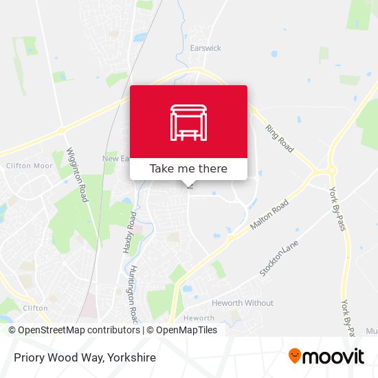 Priory Wood Way map
