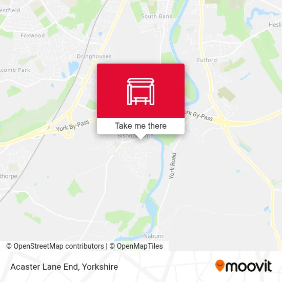 Acaster Lane End map