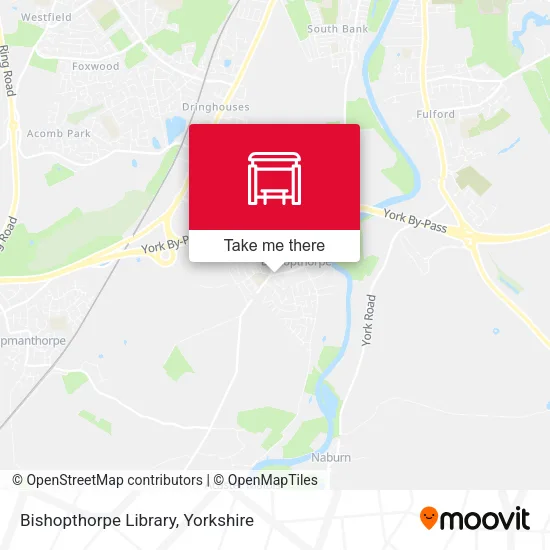 Bishopthorpe Library map