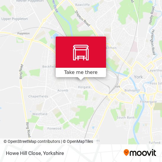 Howe Hill Close map
