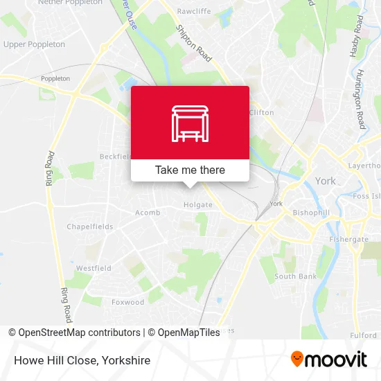Howe Hill Close map