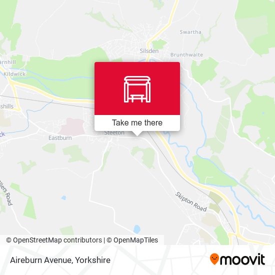 Aireburn Avenue map