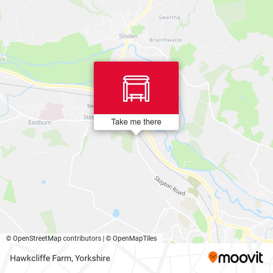 Hawkcliffe Farm map