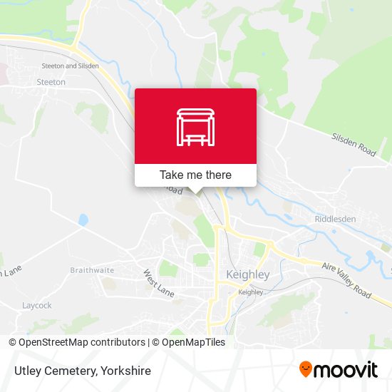 Utley Cemetery map