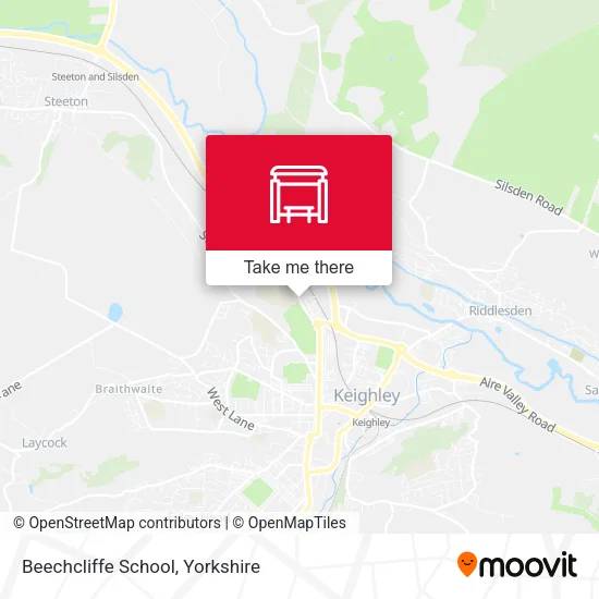 Beechcliffe School map