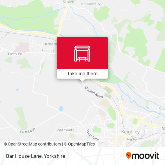 Bar House Lane map