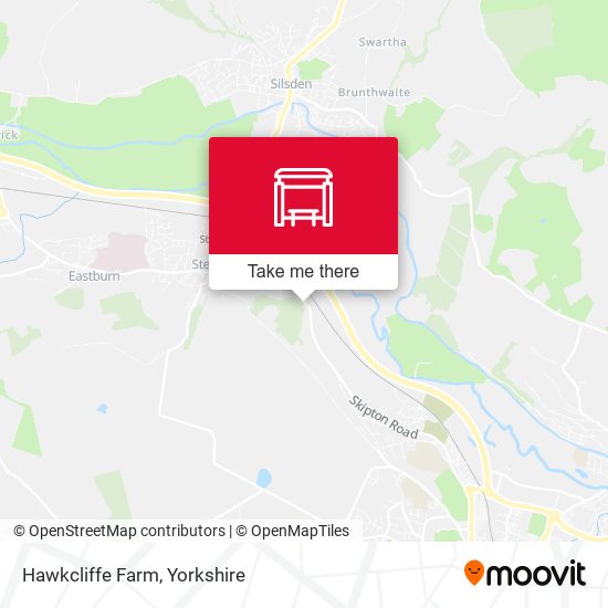 Hawkcliffe Farm map