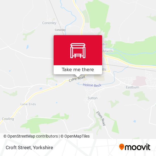 Croft Street map
