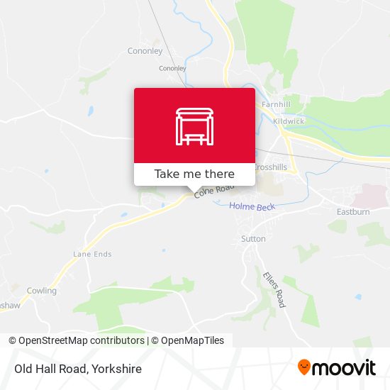 Old Hall Road map