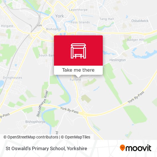 St Oswald's Primary School map