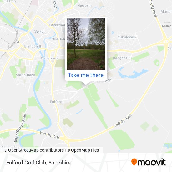 Fulford Golf Club map