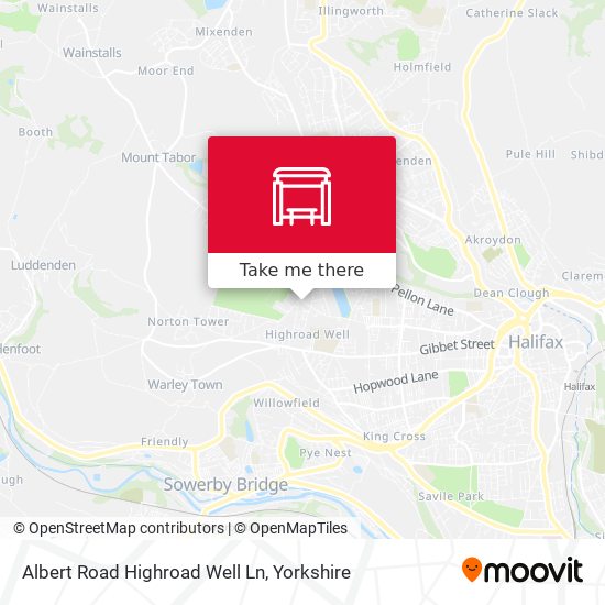 Albert Road Highroad Well Ln map