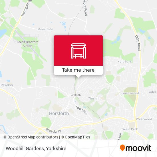 Woodhill Gardens map