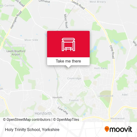 Holy Trinity School map