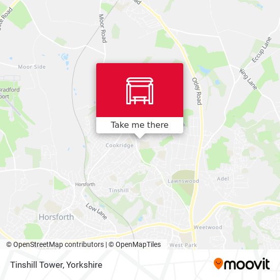 Tinshill Tower map