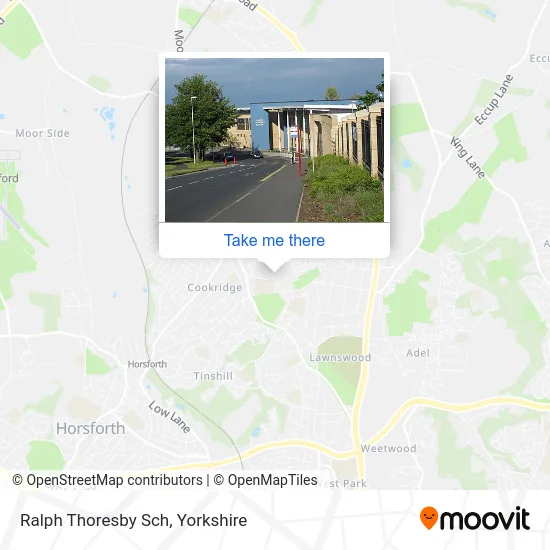 Ralph Thoresby Sch map