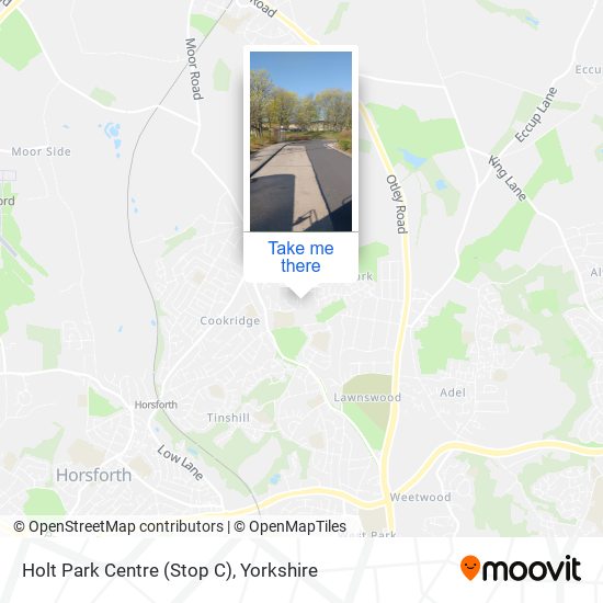Holt Park Centre (Stop C) map