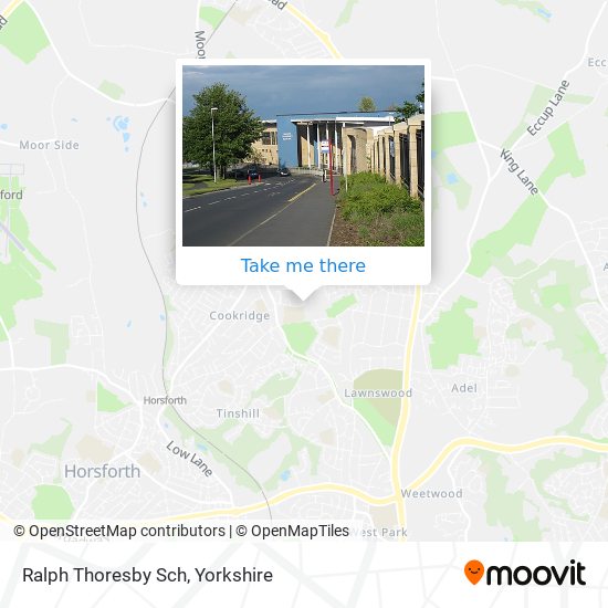 Ralph Thoresby Sch map