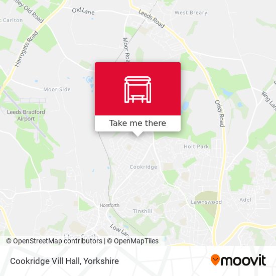 Cookridge Vill Hall map