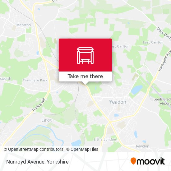 Nunroyd Avenue map