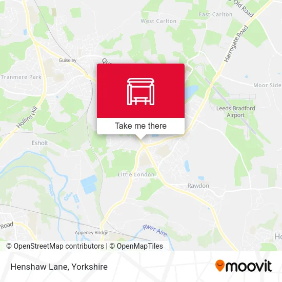 Henshaw Lane map
