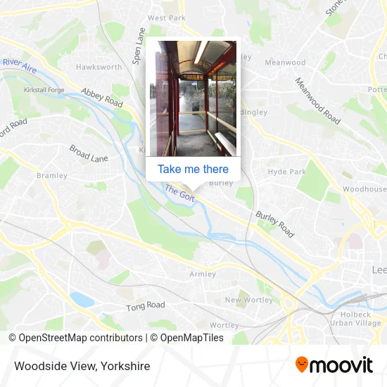 Woodside View map