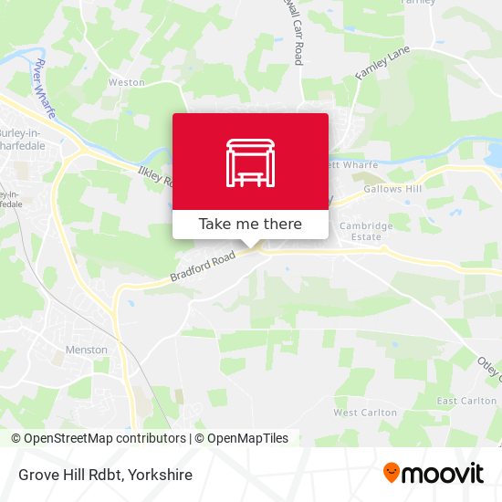 Grove Hill Rdbt map