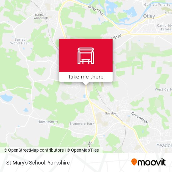 St Mary's School map