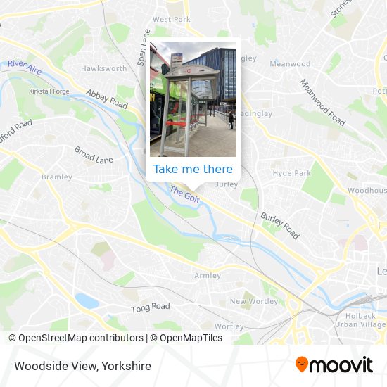 Woodside View map