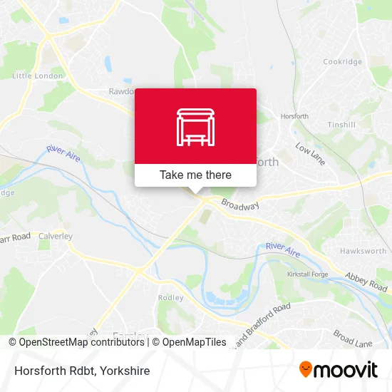 Horsforth Rdbt map