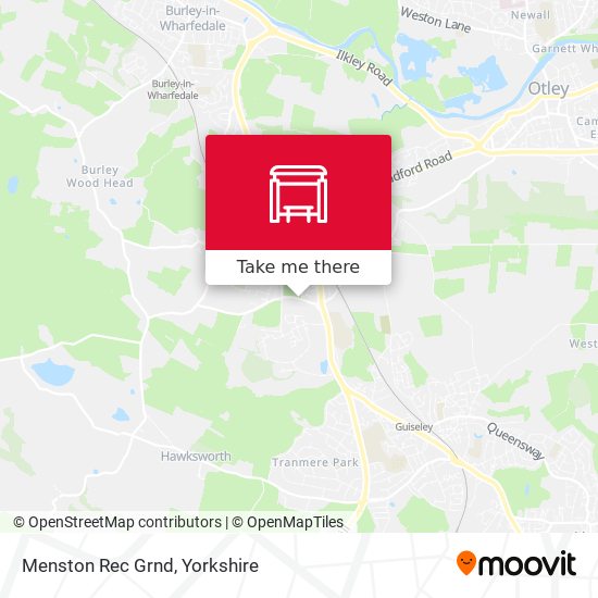 Menston Rec Grnd map