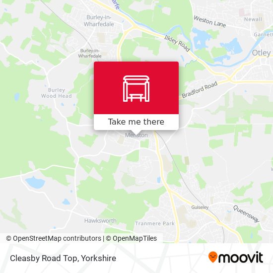 Cleasby Road Top map