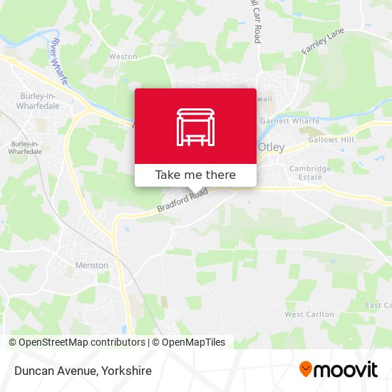 Duncan Avenue map