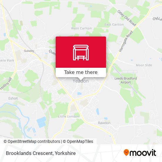 Brooklands Crescent map