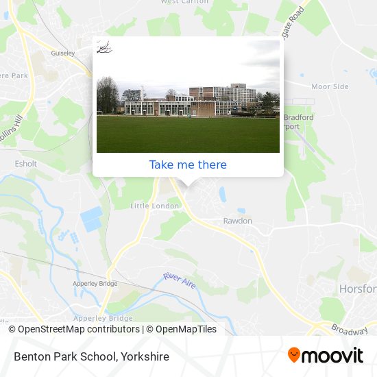 Benton Park School map