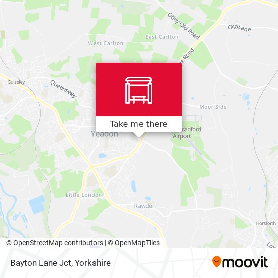 Bayton Lane Jct map