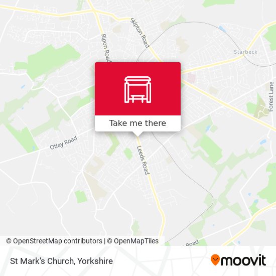 St Mark's Church map