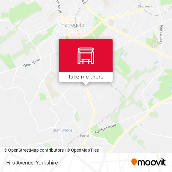 Firs Avenue map
