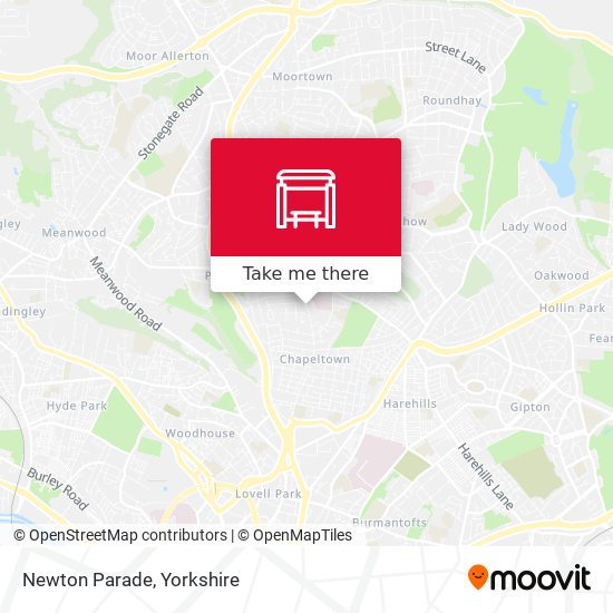 Newton Parade map