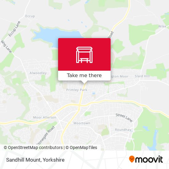 Sandhill Mount map