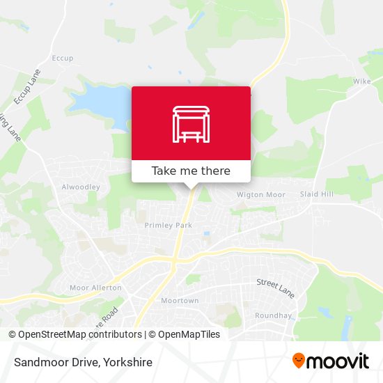 Sandmoor Drive map