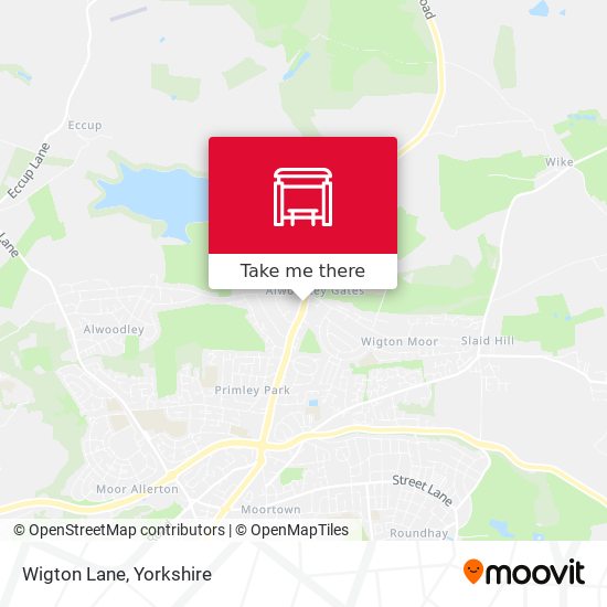 Wigton Lane map