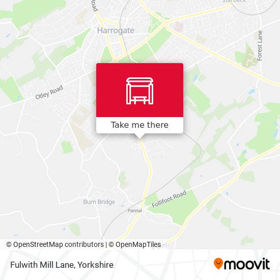 Fulwith Mill Lane map