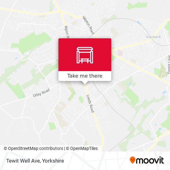 Tewit Well Ave map